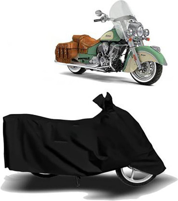 Mdstar Waterproof Two Wheeler Cover for Indian(Chief Vintage, Black)
