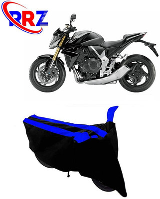 RRZ Waterproof Two Wheeler Cover for Honda(CB1000R Plus, Black, Blue)