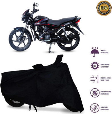 WMIZEXA Waterproof Two Wheeler Cover for Universal For Bike(CB Shine, Black)