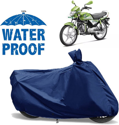 AutoGalaxy Waterproof Two Wheeler Cover for Hero(HF Deluxe, Blue)