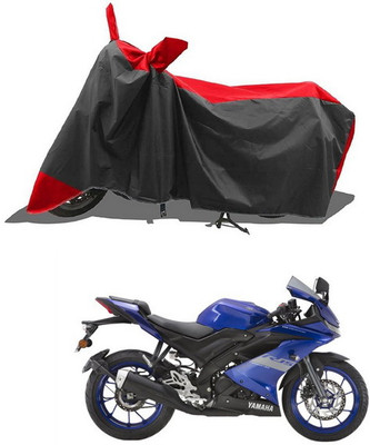 PAGORA Waterproof Two Wheeler Cover for Yamaha(YZF R15 V3 BS6, Red, Black)