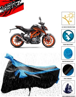 J S R Waterproof Two Wheeler Cover for KTM(250 Duke, Blue)