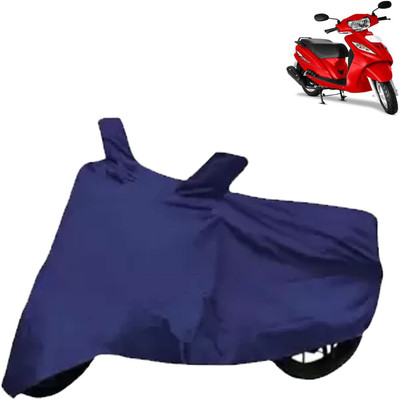 DeepShakshi AUTOMOTIVE Waterproof Two Wheeler Cover for TVS(Wego, Blue)