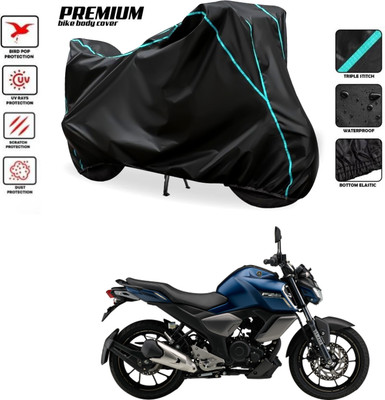 SThanaveX Two Wheeler Cover for Yamaha(FZ-Fi Version 3.0, Black)
