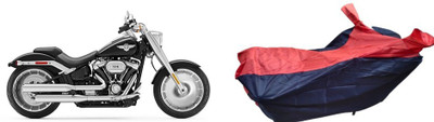 malti Two Wheeler Cover for Harley Davidson(Fat Boy, Red, Blue)