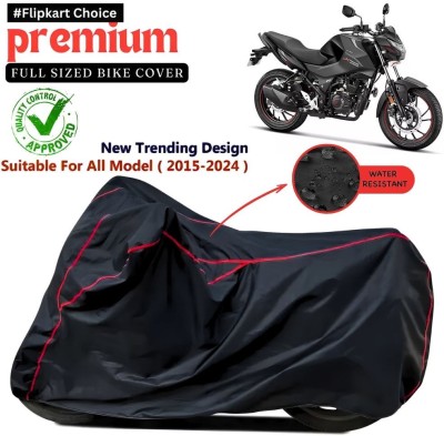 Pagwin Two Wheeler Cover for Hero(Xtreme 160 R, Black, Red)