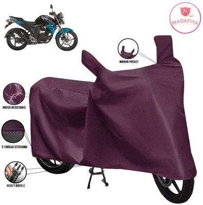 MADAFIYA Waterproof Two Wheeler Cover for Yamaha(FZ S FI (V 2.0), Maroon)