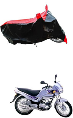VESMEI Two Wheeler Cover for Kinetic(Boss, Red)
