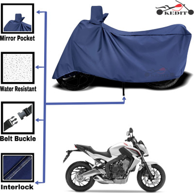 DeepShakshi AUTOMOTIVE Two Wheeler Cover for Honda(CBR 1000RR, Blue)