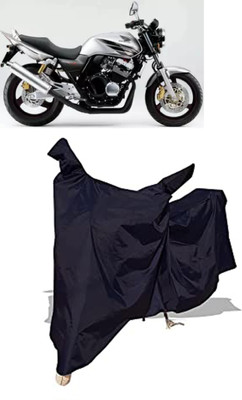 Amexride Two Wheeler Cover for Honda(CB 400, Black)
