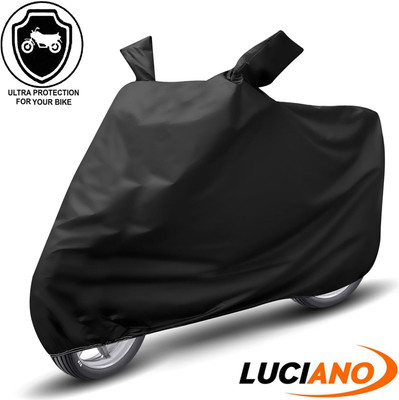 Luciano Waterproof Two Wheeler Cover for Hero(Electric AXLHE-20, Black)