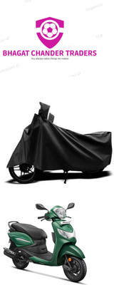 bhagat chander traders Waterproof Two Wheeler Cover for Hero(Pleasure Plus, Black)