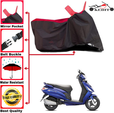 AASHTIK MART Two Wheeler Cover for Hero(Maestro Edge 125, Red, Black)