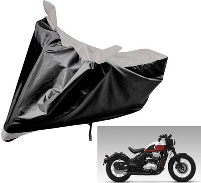 Auto Hub Two Wheeler Cover for JAWA(42, Silver)