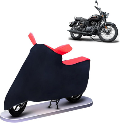 KEDIT Two Wheeler Cover for Royal Enfield(Bullet 350, Red, Black)
