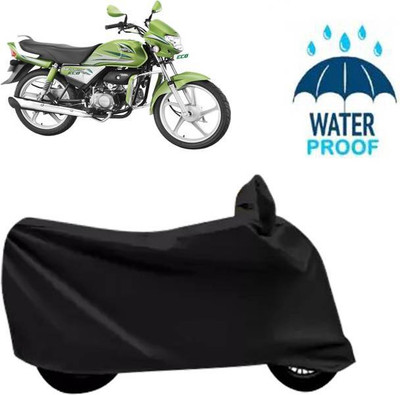 RAAMKM Waterproof Two Wheeler Cover for Hero, Honda(Electric NYX HX, Black)