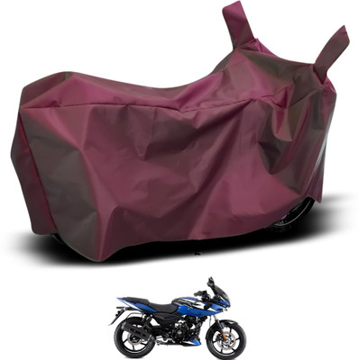 GOSHIV-car and bike accessories Waterproof Two Wheeler Cover for Bajaj(Maroon)