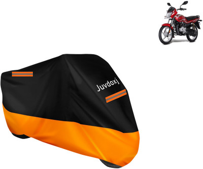 Juvdoxj Waterproof Two Wheeler Cover for Bajaj(Platina 100 DTS-i, Orange)
