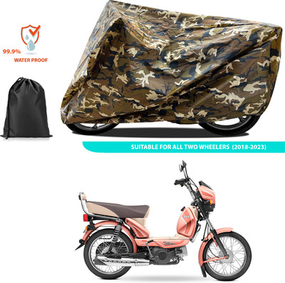GOSHIV-car and bike accessories Waterproof Two Wheeler Cover for TVS(Yellow)