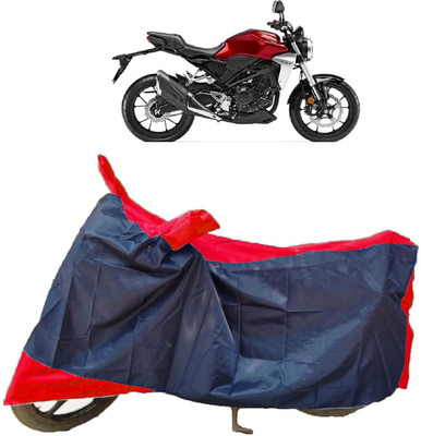 AutoKick Two Wheeler Cover for Honda(CB300R, Blue, Red)