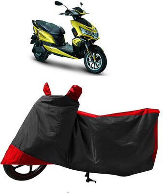 GROFATIK Two Wheeler Cover for Okinawa(Praise, Red)