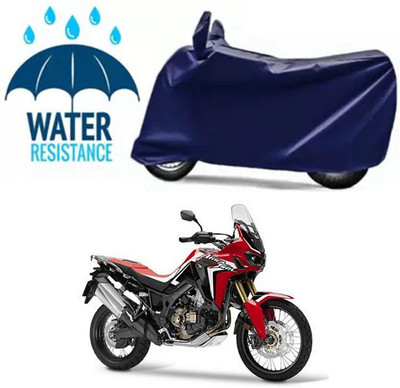 Furious3D Two Wheeler Cover for Honda(CRF1000L Africa Twin, Blue)