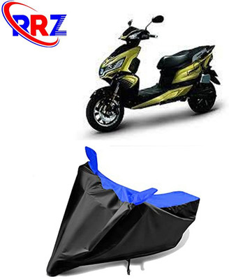 RRZ Waterproof Two Wheeler Cover for Okinawa(i-Praise, Black, Blue)