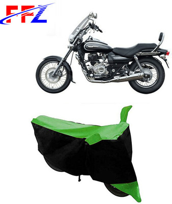FFZ Two Wheeler Cover for Bajaj(Avenger 220 DTS-i, Black, Green)
