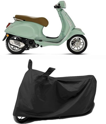AASHTIK MART Two Wheeler Cover for Vespa(Vespa SXL 150, Black)