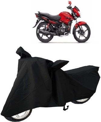 MMSSTAR Waterproof Two Wheeler Cover for Hero(Glamour FI, Black)