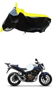 VESMEI Two Wheeler Cover for Honda(CB500F, Yellow)
