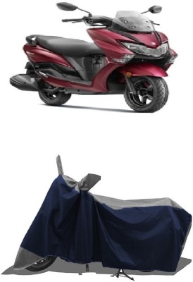 SUGASHRI Waterproof Two Wheeler Cover for Suzuki(Burgman Street, Grey, Blue)