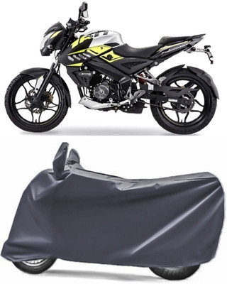V VINTON Two Wheeler Cover for Bajaj(Pulsar NS 160, Grey)