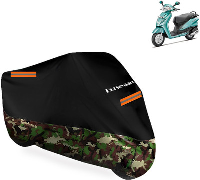 Horseyaart Waterproof Two Wheeler Cover for Hero(Duet VX 110CC, Multicolor)