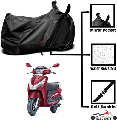 KEDIT Two Wheeler Cover for Universal For Bike(Destini 125, Black)