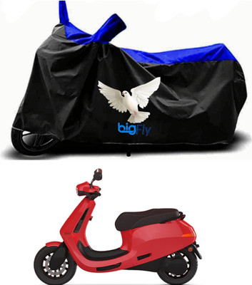 BigFly Waterproof Two Wheeler Cover for Ola(Motocorp Electric Scooter, Blue)
