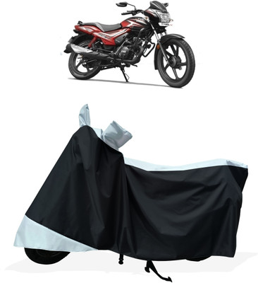 Tricway Two Wheeler Cover for TVS(Star City Plus, White)
