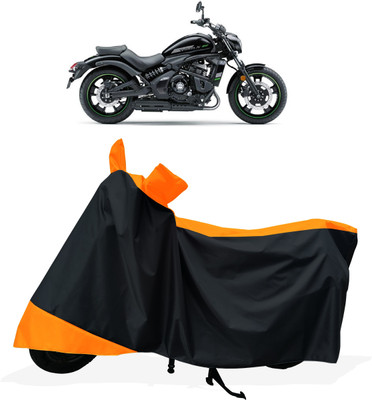 Tricway Two Wheeler Cover for Kawasaki(Vulcan S, Orange)