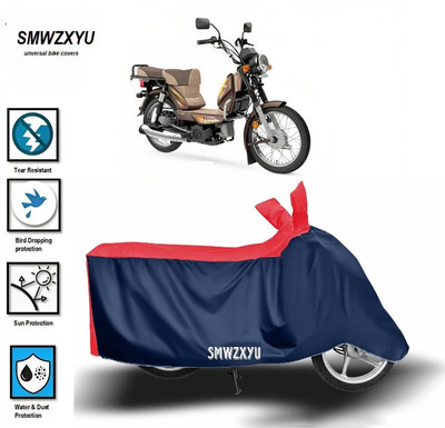 smwzxyu Waterproof Two Wheeler Cover for TVS(XL 100, Blue, Red)