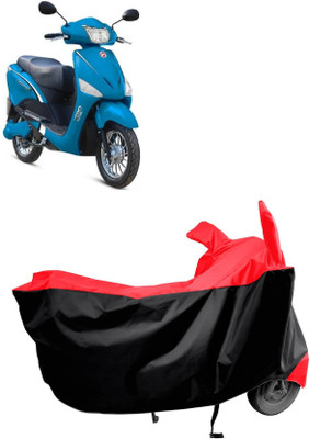 KEDIT Two Wheeler Cover for Hero(Electric Optima HS500 ER BS6, Red)