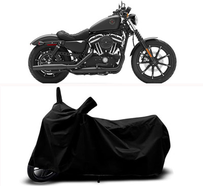 RABABLI Waterproof Two Wheeler Cover for Harley Davidson(Forty Eight, Black)