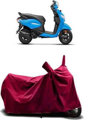 KEDIT Two Wheeler Cover for Hero(Pleasure+ 110, Maroon)