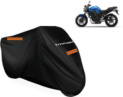 Horseyaart Waterproof Two Wheeler Cover for Yamaha(FZ-X, Black)