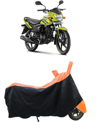 Coxtor Waterproof Two Wheeler Cover for Suzuki(Hayate, Orange)