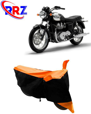 RRZ Waterproof Two Wheeler Cover for Triumph(Street Twin, Black, Orange)