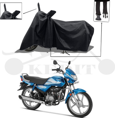 KEDIT Two Wheeler Cover for Hero(HF Deluxe, Black)