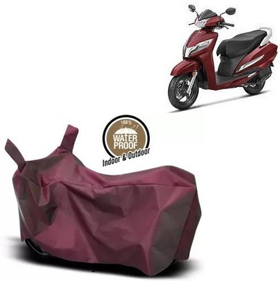 OliverX Waterproof Two Wheeler Cover for Honda(Activa 125, Maroon)