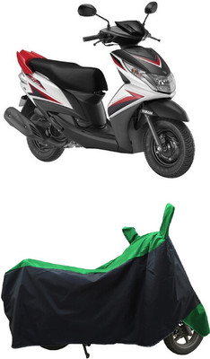 Coxtor Waterproof Two Wheeler Cover for Yamaha(Ray Z BS6, Green)