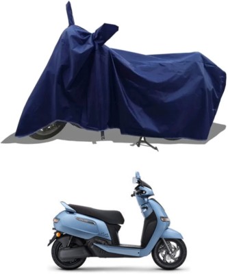 MMSSTAR Waterproof Two Wheeler Cover for TVS(iQube Electric, Blue)