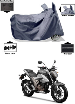 CODOKI Waterproof Two Wheeler Cover for Suzuki(Gixxer 250, Grey)